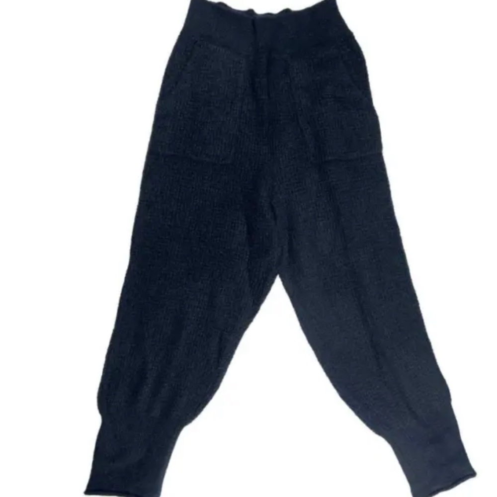 Free People C.O.Z.Y waffle knit joggers XL NWT